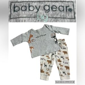 Baby Gear Gray Wild Little One Outfit